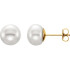 These 7.0-8.0mm Freshwater cultured pearl stud earrings are designed for those with a beautifully classic style.