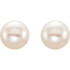 These 8.0-9.0mm Freshwater cultured pearl stud earrings are designed for those with a beautifully classic style.