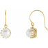 Add these cute pearl drop earrings to your wonderful collection.