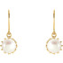 Add these cute pearl drop earrings to your wonderful collection.