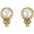 These freshwater cultured pearl earrings are perfect worn alone or paired with a pearl necklace for a posh look.