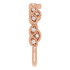 14K Rose 1/8 CTW Natural Diamond Anniversary Band