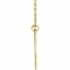 The simplicity of your faith is represented by this yellow gold pierced cross shield pendant. Polished to a brilliant shine.