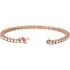 Natural Diamond Tennis 7" Bracelet In 14K Rose Gold (4 3/4 CTW)