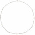 Elevate any attire with this simple yet stunning pearl station 18" necklace. Fashioned in sterling silver, this eye-catching design features 9 luminous 4.0-4.5mm cultured freshwater pearl. Polished to a brilliant shine.