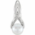 Modern and alluring, this freeform pearl pendant is destined to be admired. Created in 14K white gold, this sumptuous style showcases a luminous 6.0-6.5mm cultured freshwater pearl. Polished to a brilliant shine.