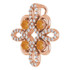 Sparkle with the luck of the Irish with this stunning clover pendant for her.