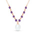 This gorgeous, affordable pearl necklace is perfect for you or a loved one. Forged by hand with passion and precision, this piece is a pure example of how beautiful it is when gemstones and gold come together to form exquisite jewelry that will dazzle the eye and last for generations to come. Available in 14K yellow, white or rose gold.