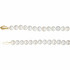 Our classic pearl strand features nearly 6.50-7.00mm round freshwater cultured potato pearls strung on a hand-knotted silk cord. This 18" strand is secured with a 14k yellow gold safety clasp.
