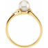 This sophisticated pearl bypass ring is an elegant choice.