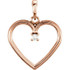 Let your love shine bright with this dazzling diamond heart pendant.