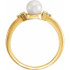 Celebrate their June birthday with this delightful cultured pearl and diamond ring.