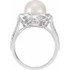 Celebrate their June birthday with this delightful cultured pearl and diamond ring.