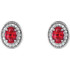 The birthstone of July, rubies symbolize royalty, power and passion, and are said to bring vitality, courage, romance and friendship to those who wear them. These brilliant ruby earrings are the perfect piece for your special someone.