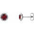 The birthstone of July, rubies symbolize royalty, power and passion, and are said to bring vitality, courage, romance and friendship to those who wear them. These brilliant ruby earrings are the perfect piece for your special someone.