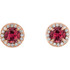 The birthstone of July, rubies symbolize royalty, power and passion, and are said to bring vitality, courage, romance and friendship to those who wear them. These brilliant ruby earrings are the perfect piece for your special someone.