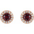 The birthstone of July, rubies symbolize royalty, power and passion, and are said to bring vitality, courage, romance and friendship to those who wear them. These brilliant ruby earrings are the perfect piece for your special someone.