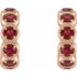The birthstone of July, rubies symbolize royalty, power and passion, and are said to bring vitality, courage, romance and friendship to those who wear them. These brilliant ruby earrings are the perfect piece for your special someone.