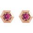 Take your look from ready to resplendent with these pink tourmaline earrings.