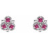 Take your look from ready to resplendent with these pink tourmaline earrings.