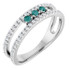A colorful way to show your love, this alexandrite ring is the start of something beautiful.