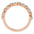 A colorful way to show your love, this alexandrite ring in 14k rose gold is the start of something beautiful.
