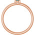 A colorful way to show your love, this alexandrite ring in 14k rose gold is the start of something beautiful.