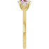 Ready for any occasion, this beautiful gemstone ring increases the sophistication factor of your favorite looks.