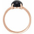 Wear bold color in a sophisticated way with this black onyx ring, an anytime choice you'll turn to often.