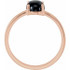 Wear bold color in a sophisticated way with this black onyx ring, an anytime choice you'll turn to often.