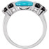 Wear bold color in a sophisticated way with this black onyx ring, an anytime choice you'll turn to often.