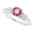 Fabulous and feminine, this pink tourmaline ring will make you feel more beautiful than ever after just moments of having it on.