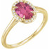 Fabulous and feminine, this pink tourmaline ring will make you feel more beautiful than ever after just moments of having it on.