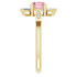 Fabulous and feminine, this pink tourmaline ring will make you feel more beautiful than ever after just moments of having it on.