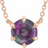 Charm your June-born girl with this beautiful alexandrite pendant.