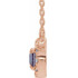 Charm your June-born girl with this beautiful alexandrite pendant.