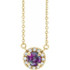 Charm your June-born girl with this beautiful alexandrite pendant.
