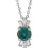 Charm your June-born girl with this beautiful alexandrite pendant.