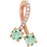 Charm your June-born girl with this beautiful alexandrite pendant.
