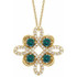 Charm your June-born girl with this beautiful alexandrite pendant.