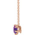 Make a glamorous statement with this stunning amethyst pendant.