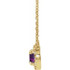 Make a glamorous statement with this stunning amethyst pendant.
