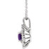 Make a glamorous statement with this stunning amethyst pendant.