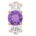 Make a glamorous statement with this stunning amethyst pendant.