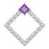 Make a glamorous statement with this stunning amethyst pendant.