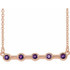 Make a glamorous statement with this stunning amethyst pendant.