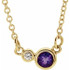 Make a glamorous statement with this stunning amethyst pendant.