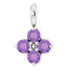 Make a glamorous statement with this stunning amethyst pendant.
