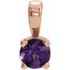 Make a glamorous statement with this stunning amethyst pendant.