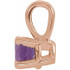 Make a glamorous statement with this stunning amethyst pendant.